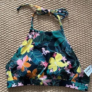 NWT floral Old Navy bikini top